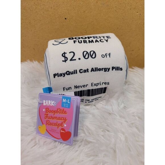 Barkbox Booprite Furmacy Receipt- NWT - Picture 1 of 7